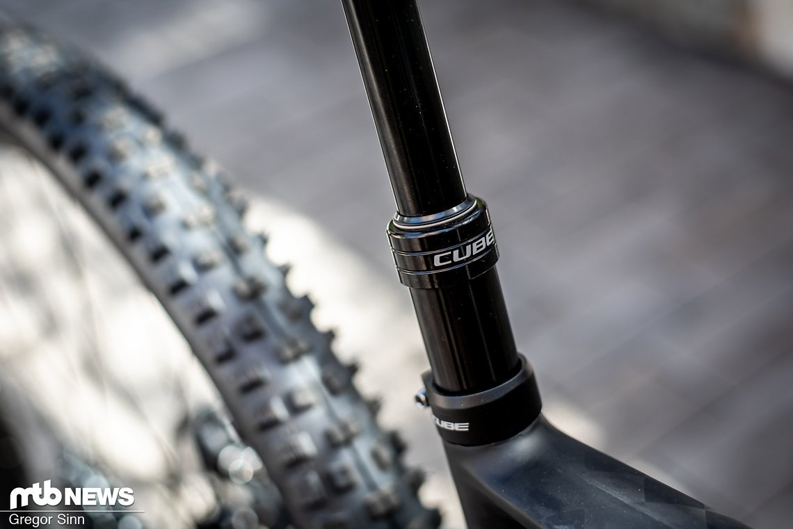 … und die Cube Dropper-Post senken den Race-Charakter etwas.
