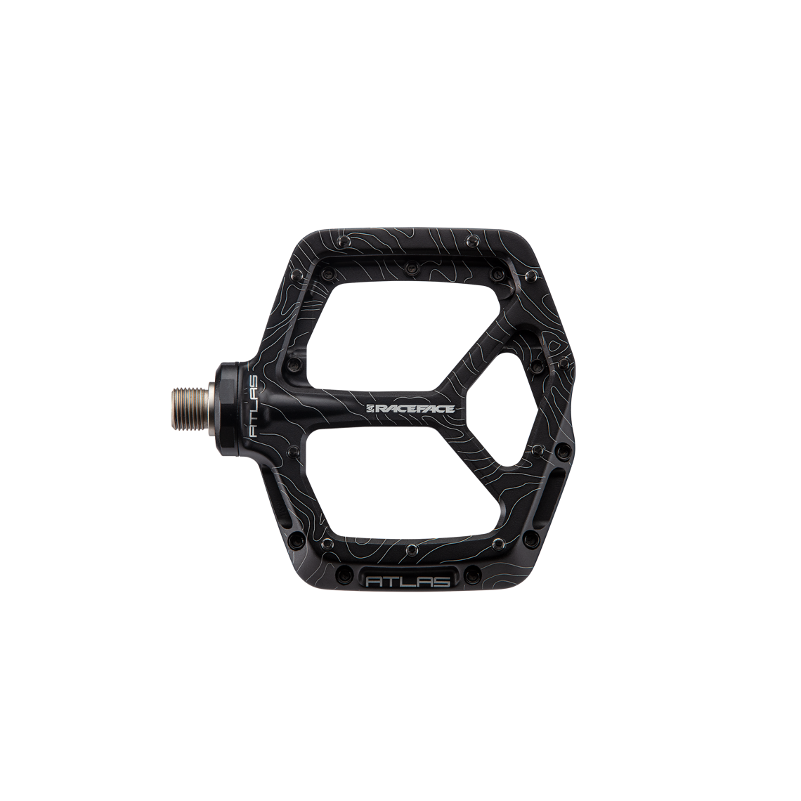 22 Atlas Pedal Top Black