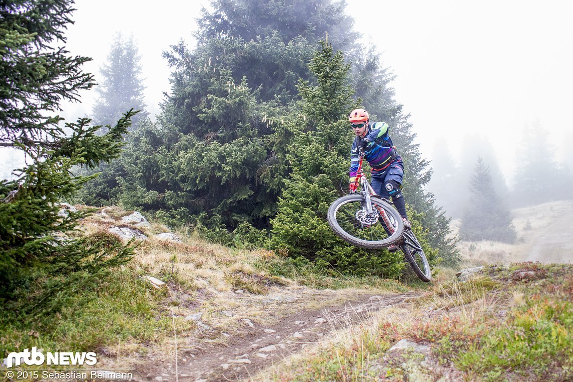 Spielerei im Nebel