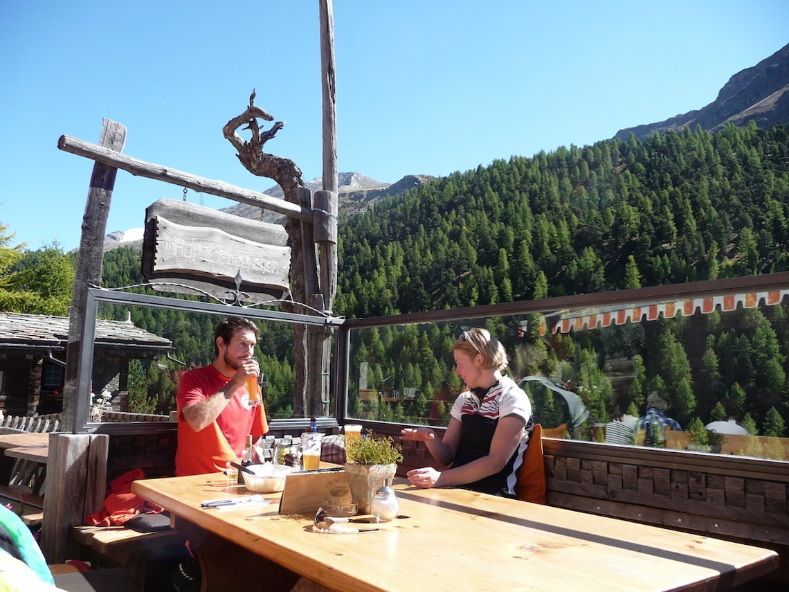 Entspannte Pause im Findlerhof