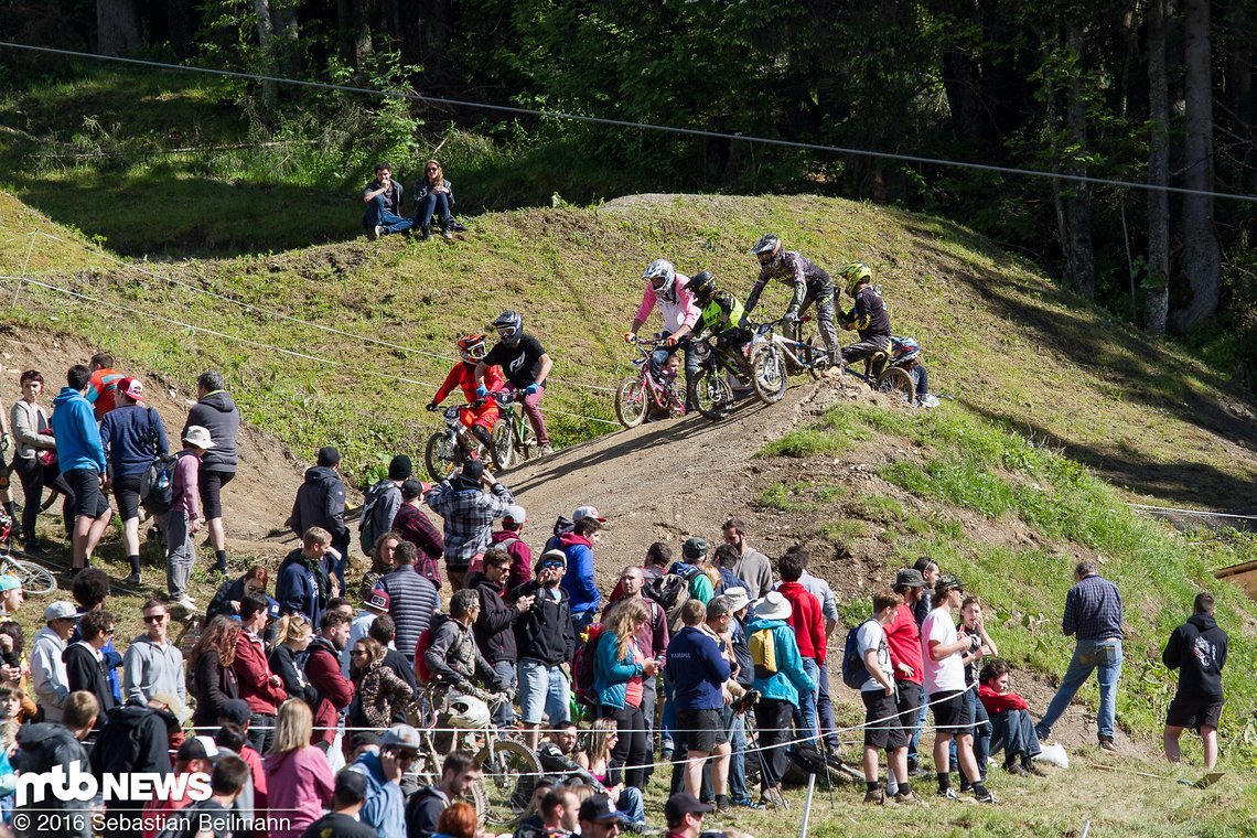 Start auf den Kinderbikes