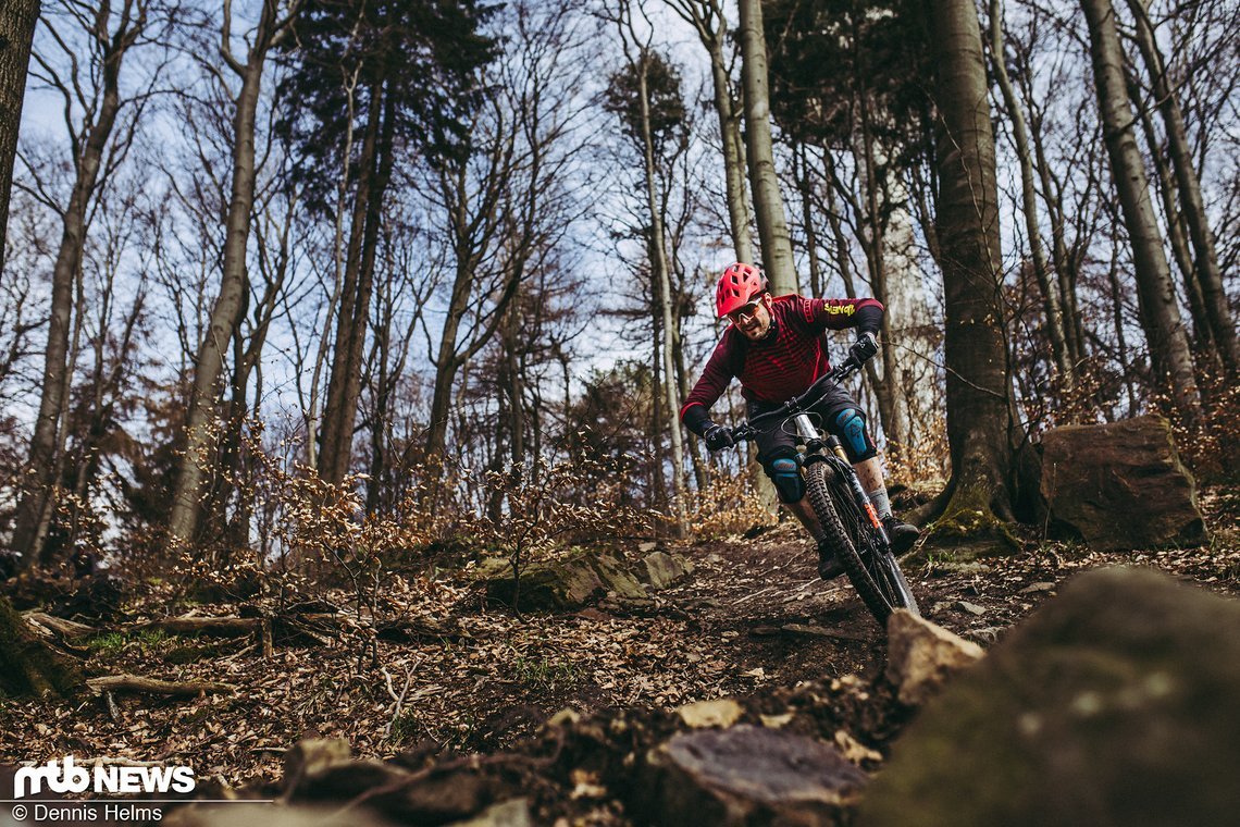 Für mich geht es in die Abfahrt, für das Dash das Herz auf.