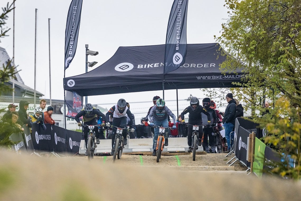 Auch ein 4X Rennen darf beim Dirt Masters natürlich nicht fehlen.
