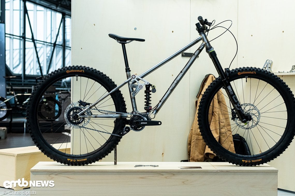 Schickes Stahl-Pinion-Bike aus dem Großraum München, Handgemacht von Michael Woon.