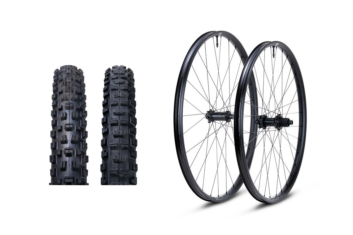 Neu im Programm sind auch die Newmen Beskar 30 Enduro-Laufräder in den Versionen 20" und Mullet und Microspline-Freilaufnaben.