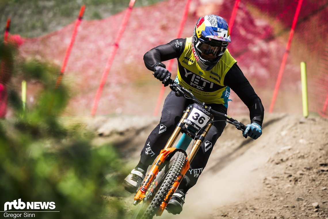 Richie Rudes Downhill-Karriere lief bisher nicht ganz rund