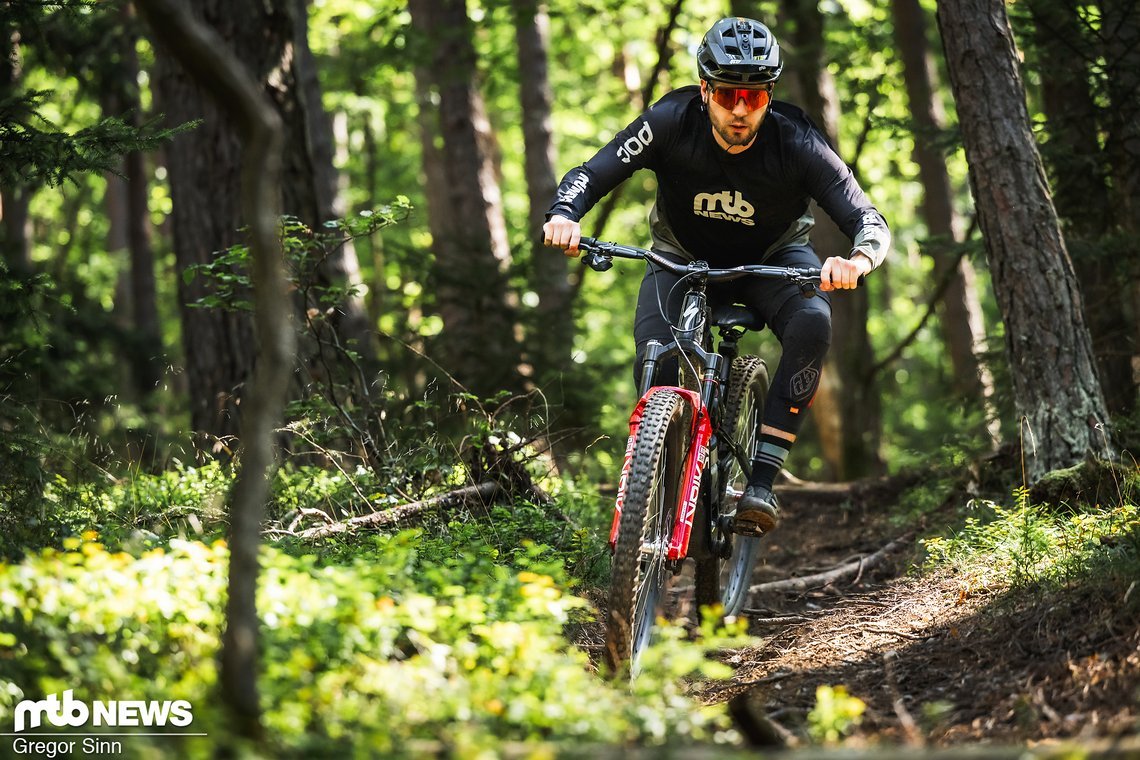 Mit dem Stumpjumper Evo ist das 10°-Setting meiner Meinung nach ausreichend