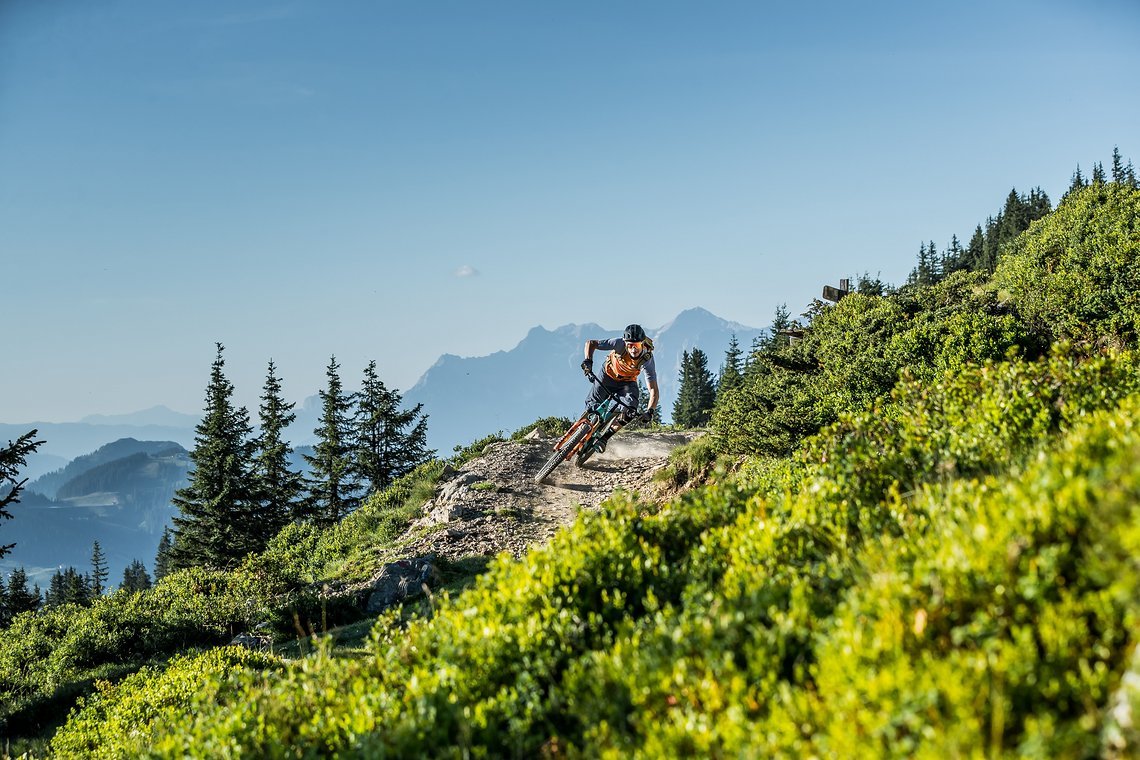… Saalbach und Leogang eine der größten zusammenhängenden Bikeregionen Europas.