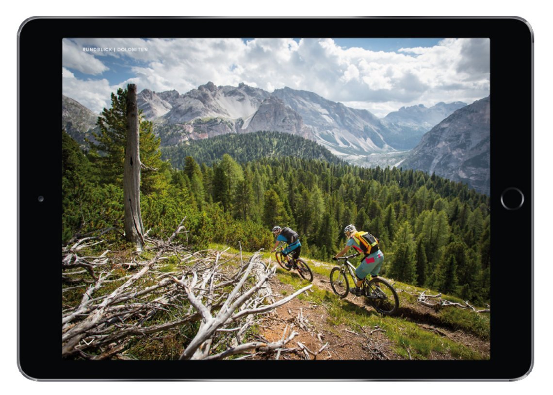 Auch in den Dolomiten ...