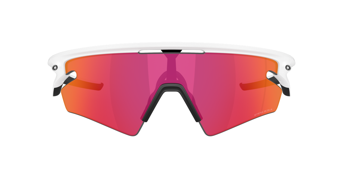 Das neue neue Oakley Sphaera Modell: Oakley Sphaera Slash Matte White mit Prizm Field.