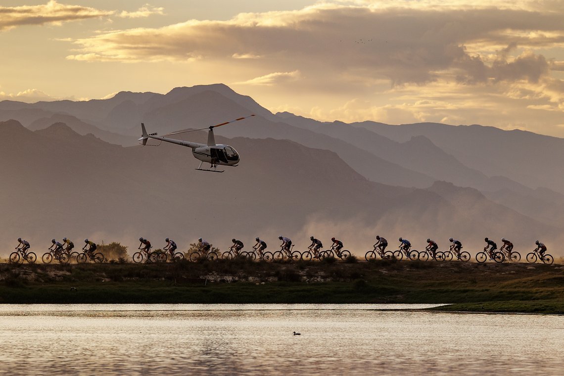 riders during Stage 4 of the 2025 Absa Cape Epic Mountain Bike stage race held at Fairview, Paarl, Cape Town, South Africa on the 20th March 2025. Photo by Sam Clark/Cape Epic
PLEASE ENSURE THE APPROPRIATE CREDIT IS GIVEN TO THE PHOTOGRAPHER AND ABSA