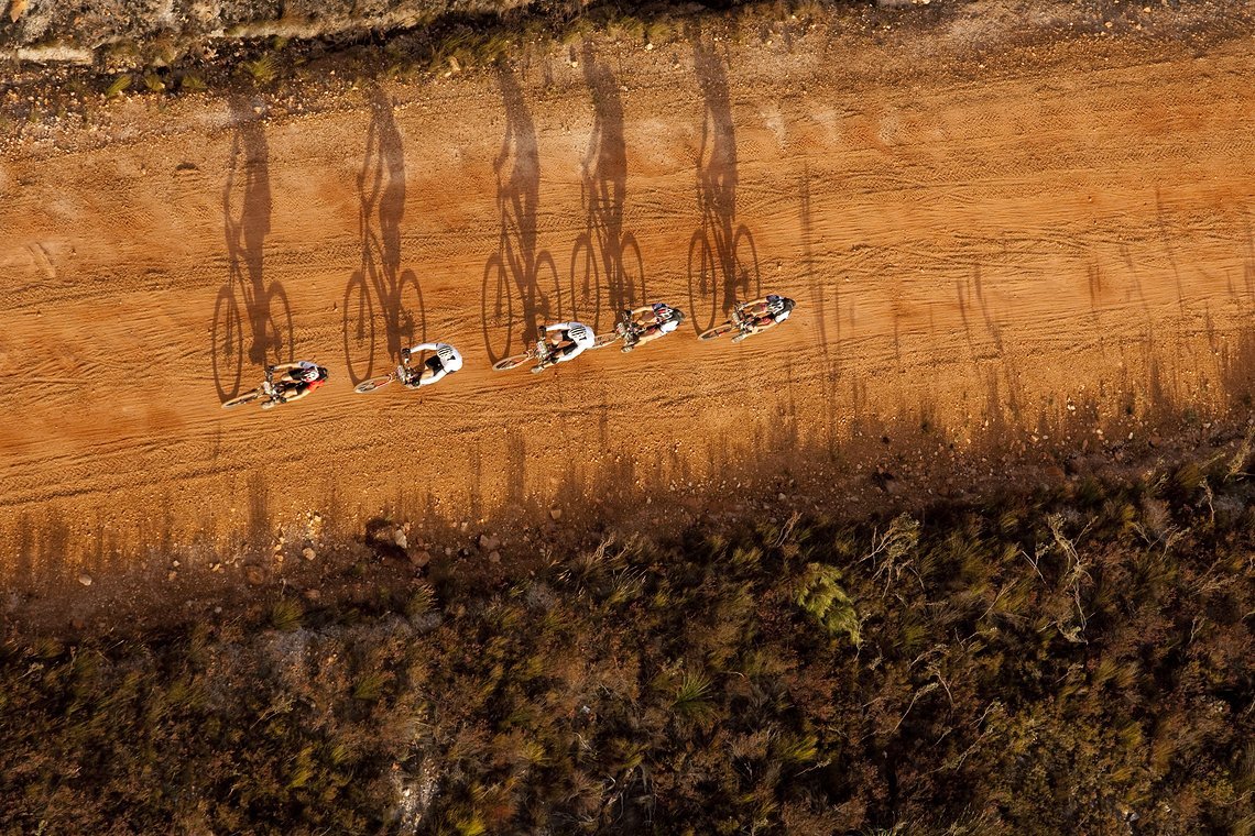 Die Fahrer während Stage 6 beim Cape Epic 2009.