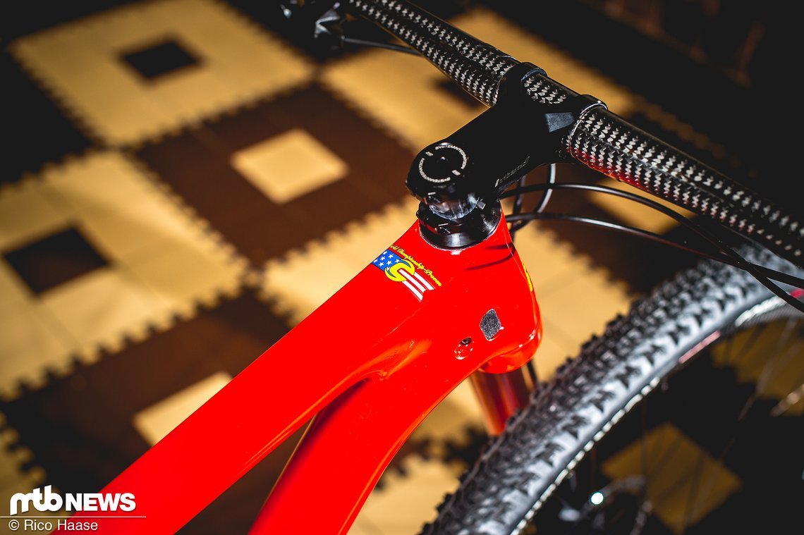 Die Flagge erinnert an den Ursprung von Cannondale