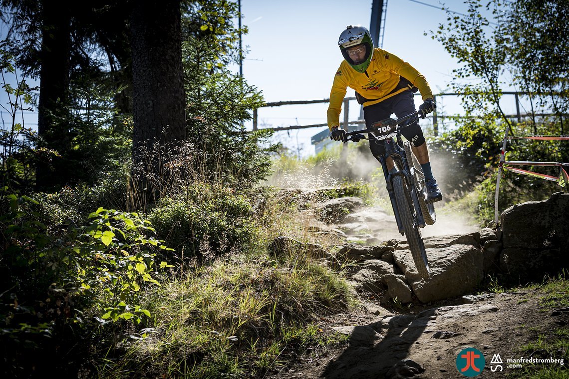 Am zweiten Tag stand der Downhill auf dem Programm.