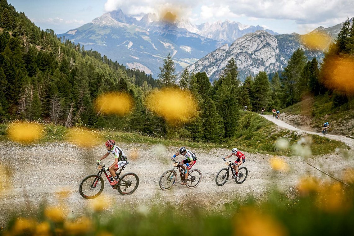 Die Fahrt durch die Dolomiten bot einmal mehr ein atemberaubendes Panorama