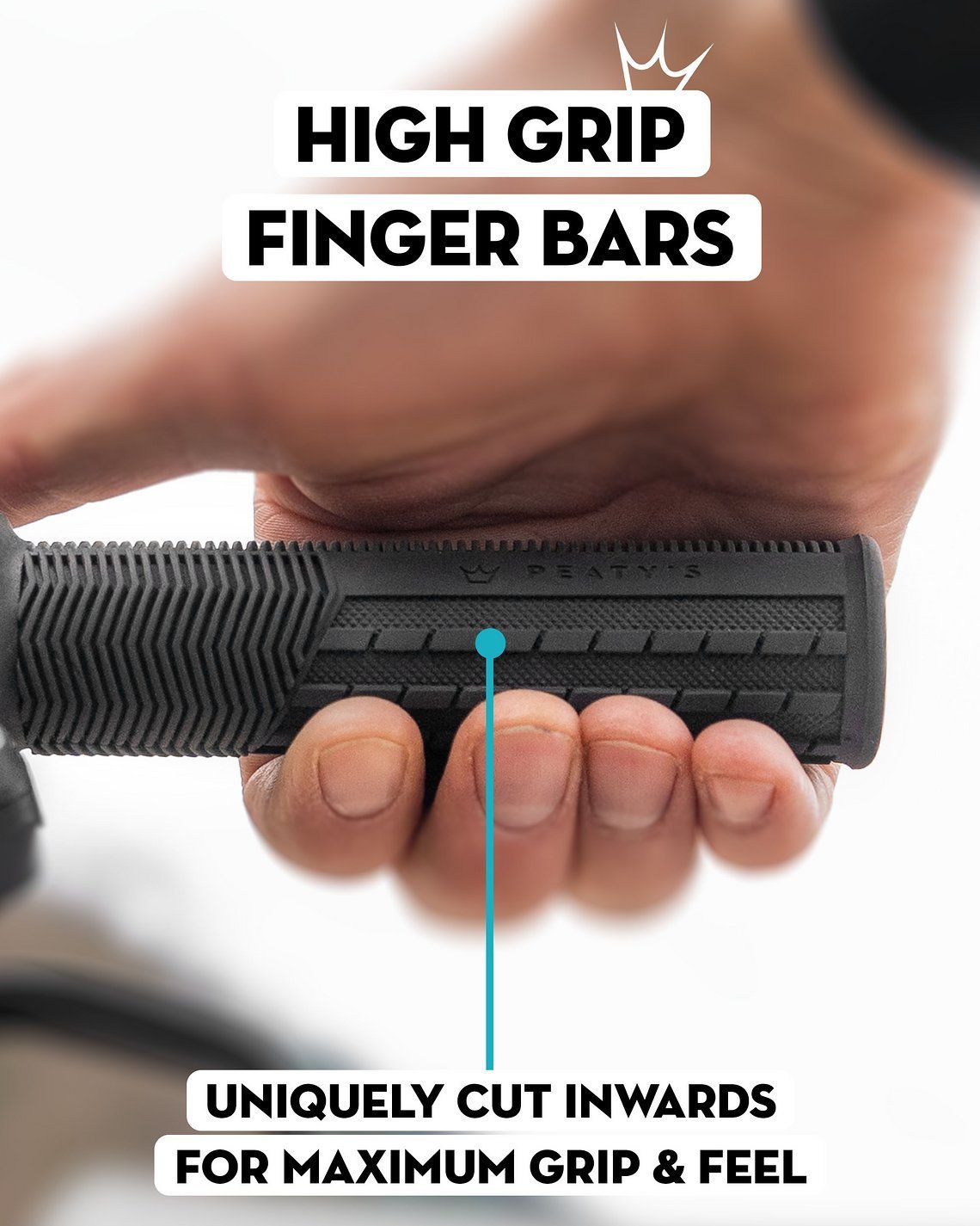 High Grip Finger Bars - Monarch Grip Infographic