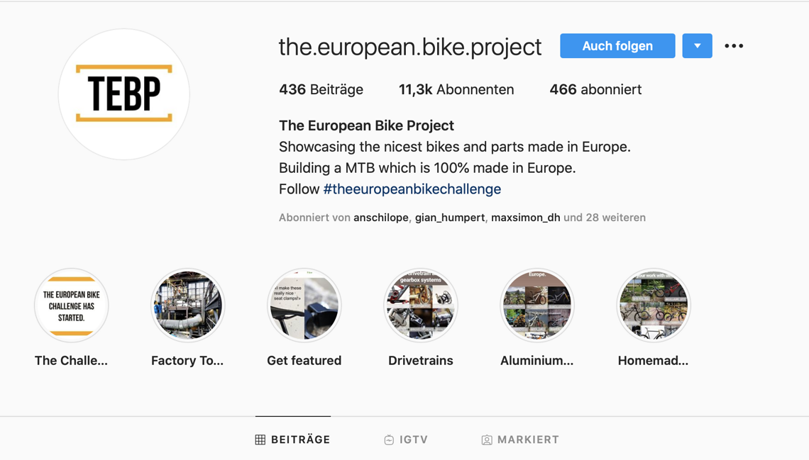 Begonnen hat alles mit einem Instagram-Account
