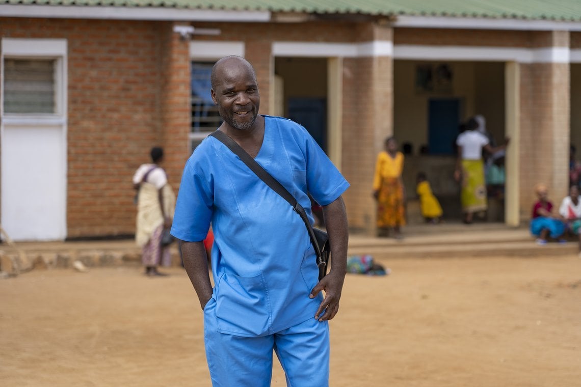 WBR Malawi Peter health worker Zomba 202320