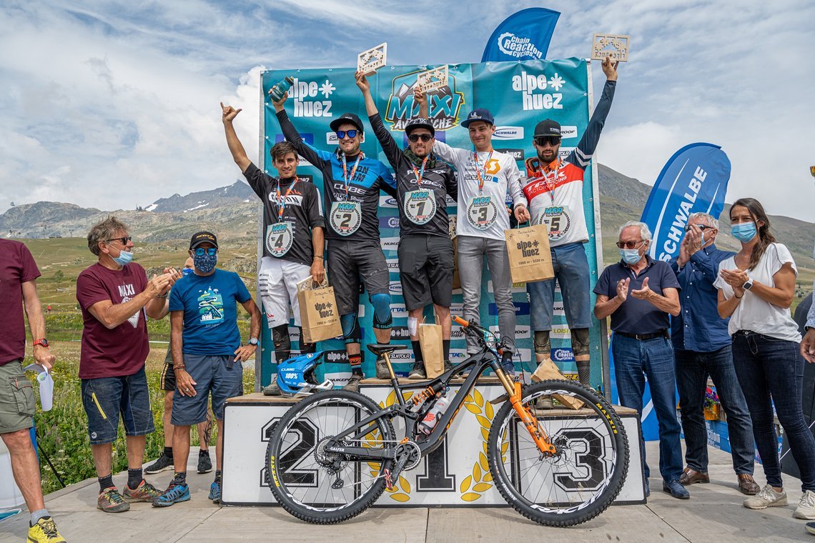 Podium der Männer