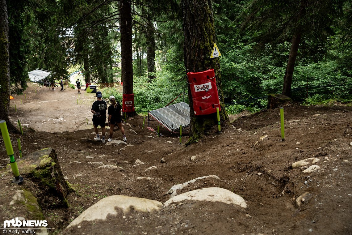 Nach dem Höllenritt ist der Waldausgang schon in Sicht.