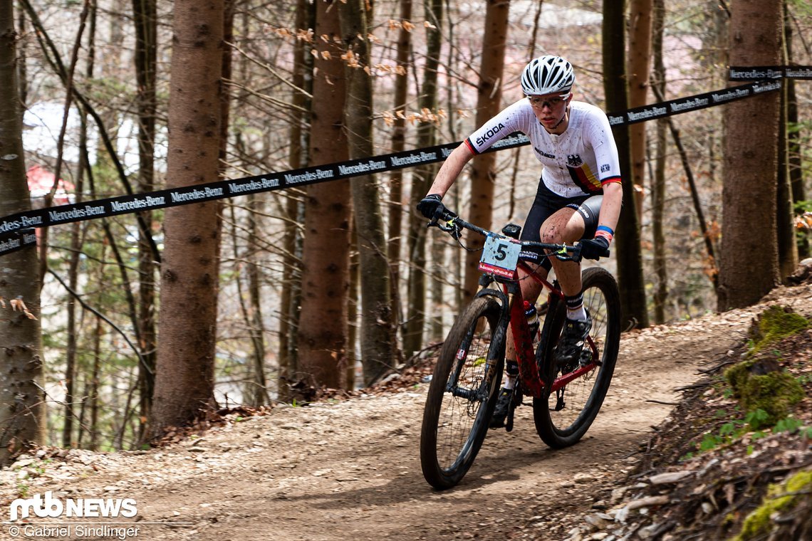Sina van Thiel auf dem Weg zum dritten Platz