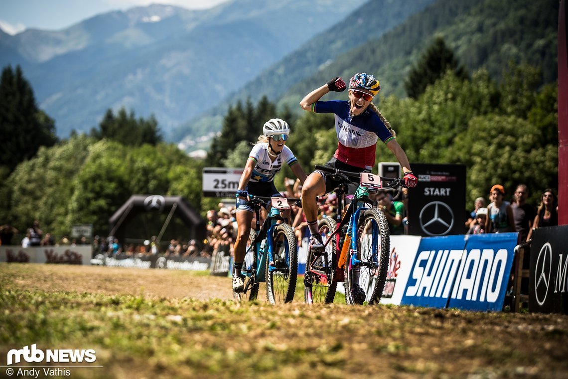 Das spannende Sprint-Finish aus Val di Sole