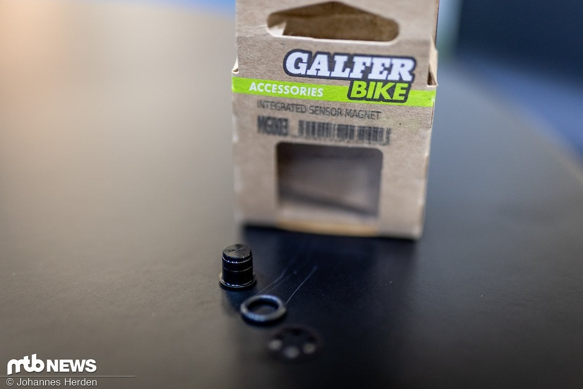 Der Magnet ist optional von Galfer erhältlich.