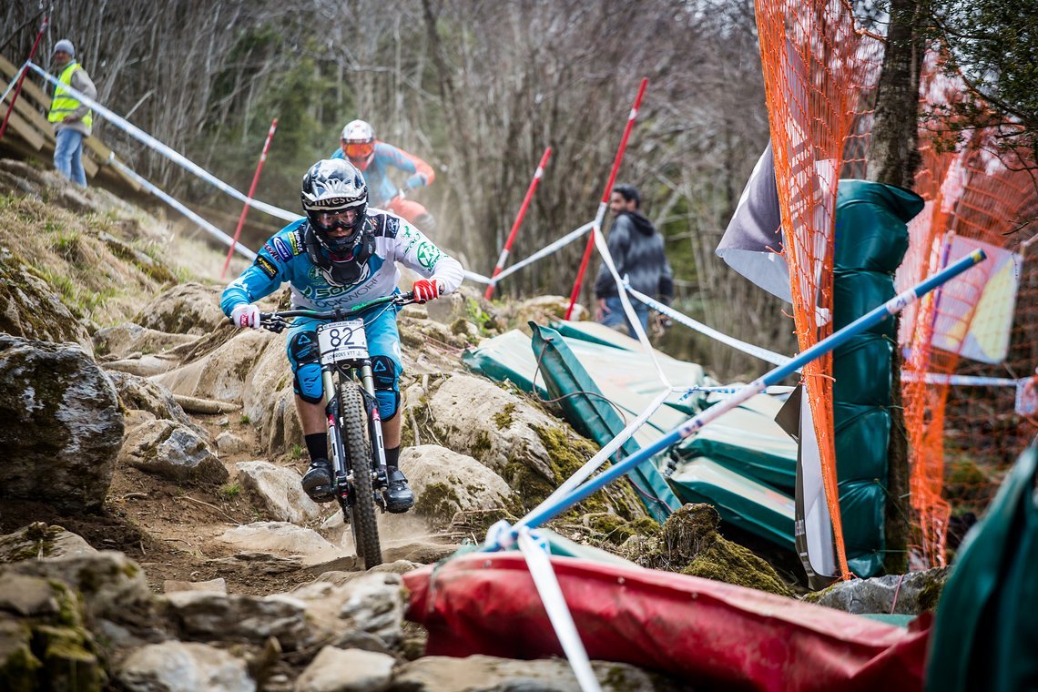 Stefan hatte eine gute Zeit im Training und etwas Pech im Qualifikations-Lauf