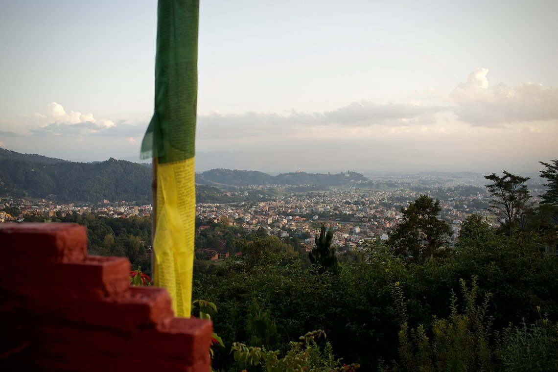 Blick auf Kathmandu