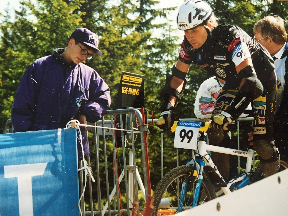 1993: Super Cup (Vorläufer des World Cup) in Lillehammer - da hat es mich geschmissen, ich sah aus wie Huevo Revolto oder Revuelva und ich konnte nicht mehr klar sehen