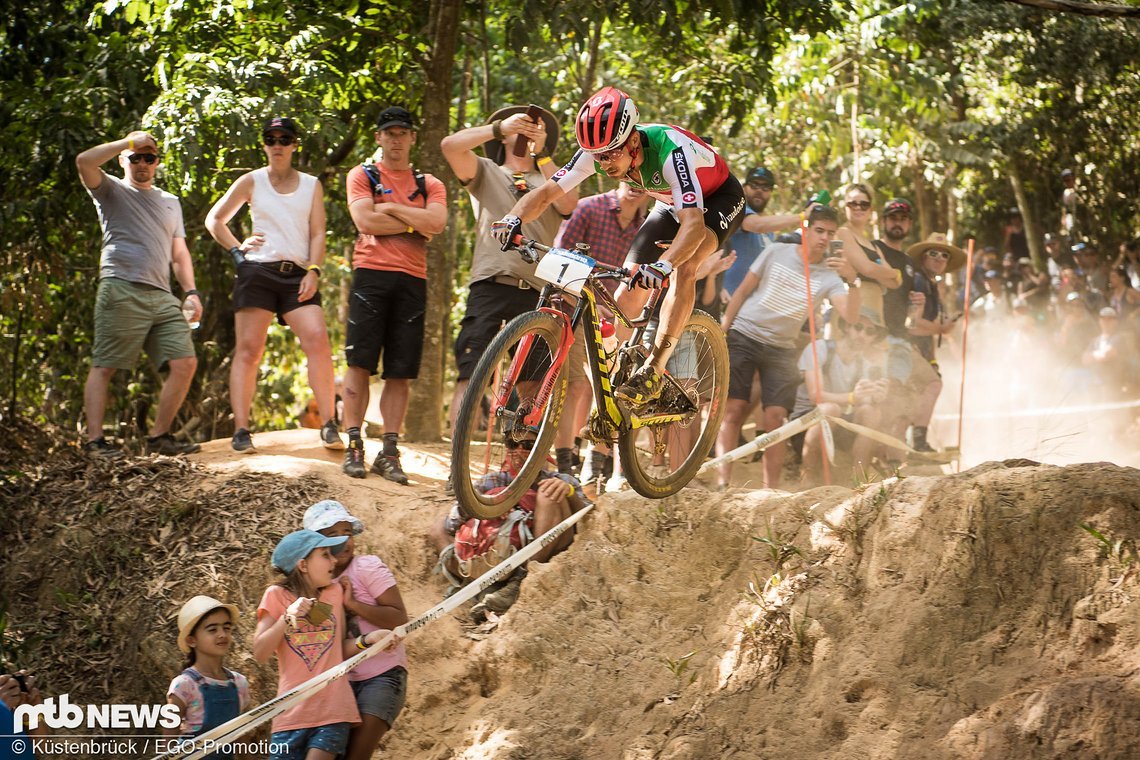 Bergab konnte Schurter niemand das Wasser reichen
