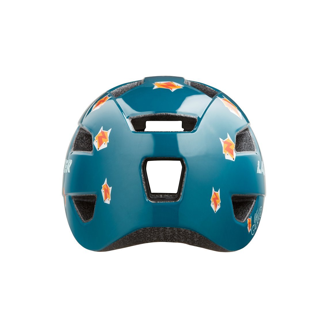 Beim neuen Lazer-Kinderhelm sind sowohl Heck wie auch …