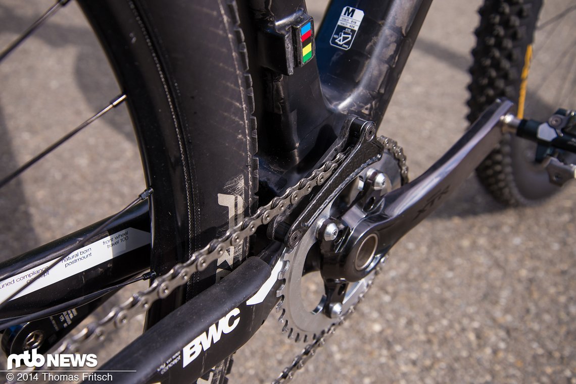 Spezielle Kettenführung von BMC