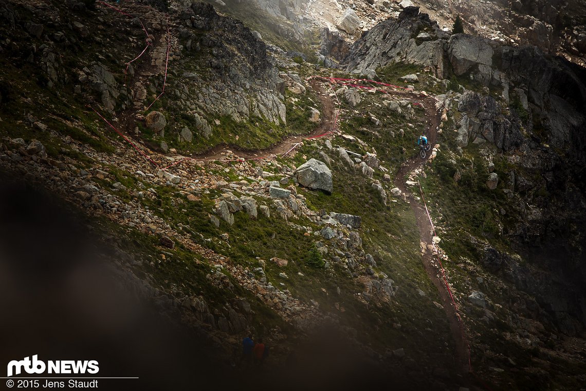 Immer wieder beeindruckt die alpine Landschaft von Whistlers "Top of the World"
