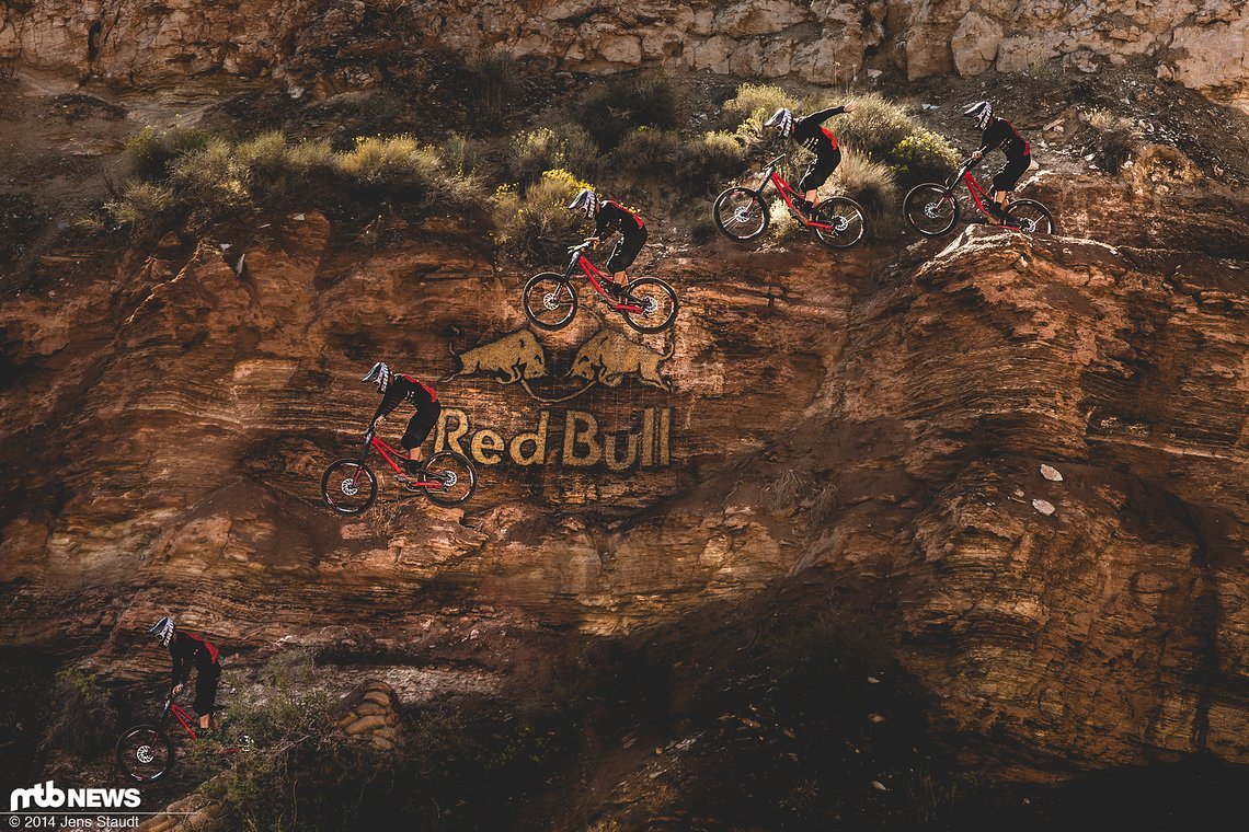 Kyle Norbraten bei der Red Bull Rampage