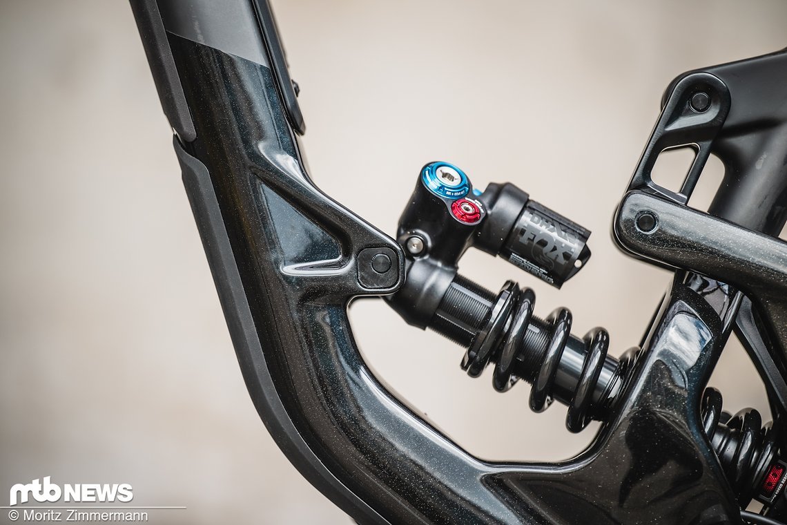 Dank des Ride4-Flipchips in der Dämpferaufnahme und des Reach-Adjust-Steuersatzes lässt sich die Geometrie des Altitudes großzügig verstellen.