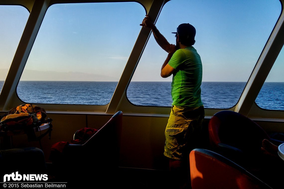 Bester Ausblick bei der Überfahrt