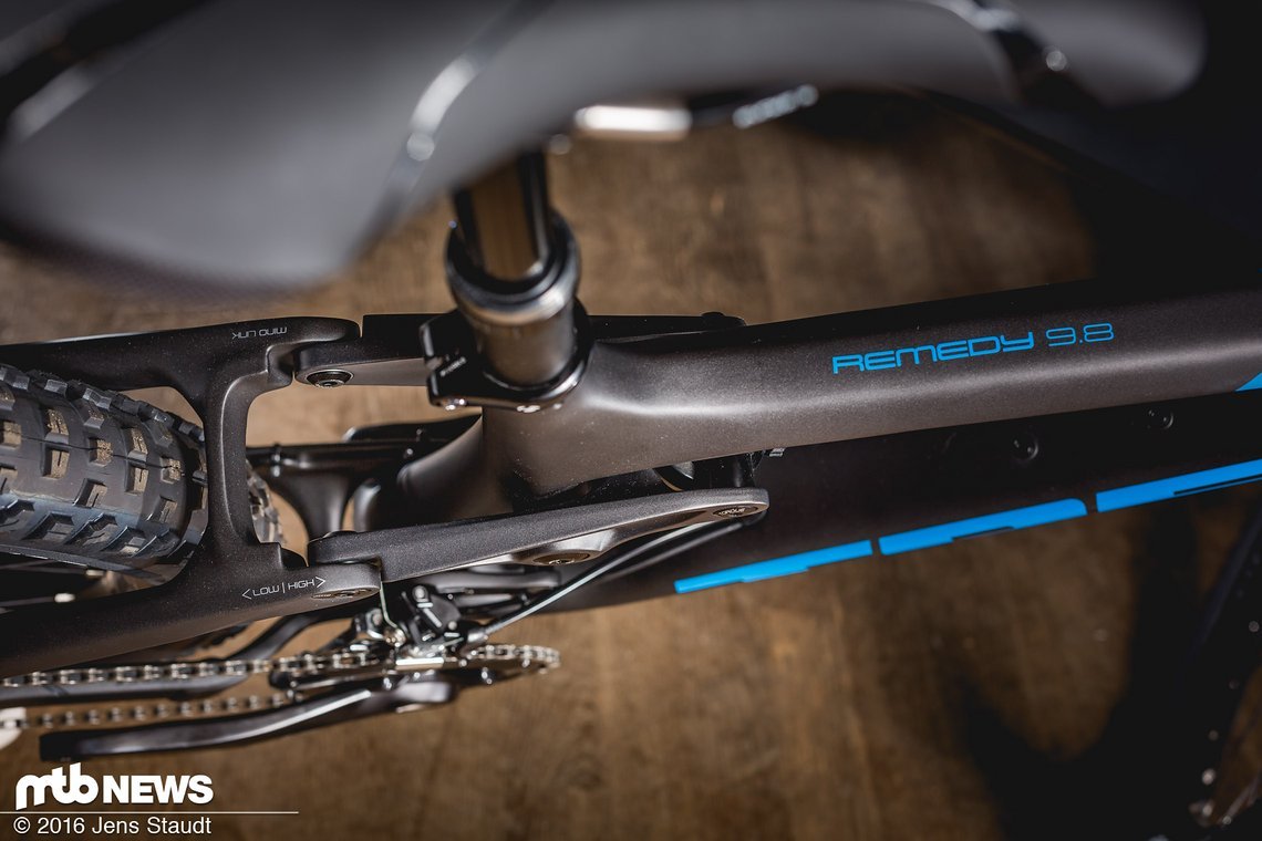 Die Bontrager Dro Line kommt den teuren Modellen zum Einsatz.