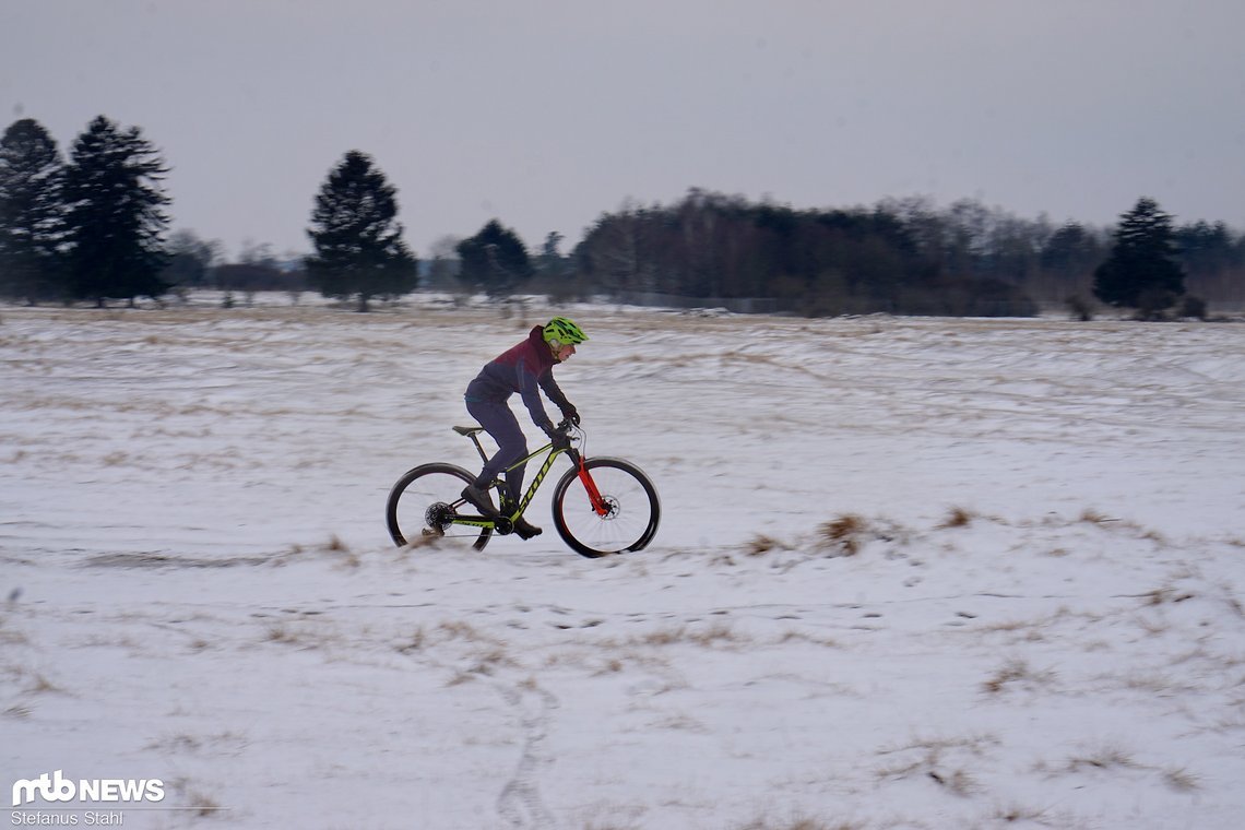 Kilometerschrubben für den Winterpokal