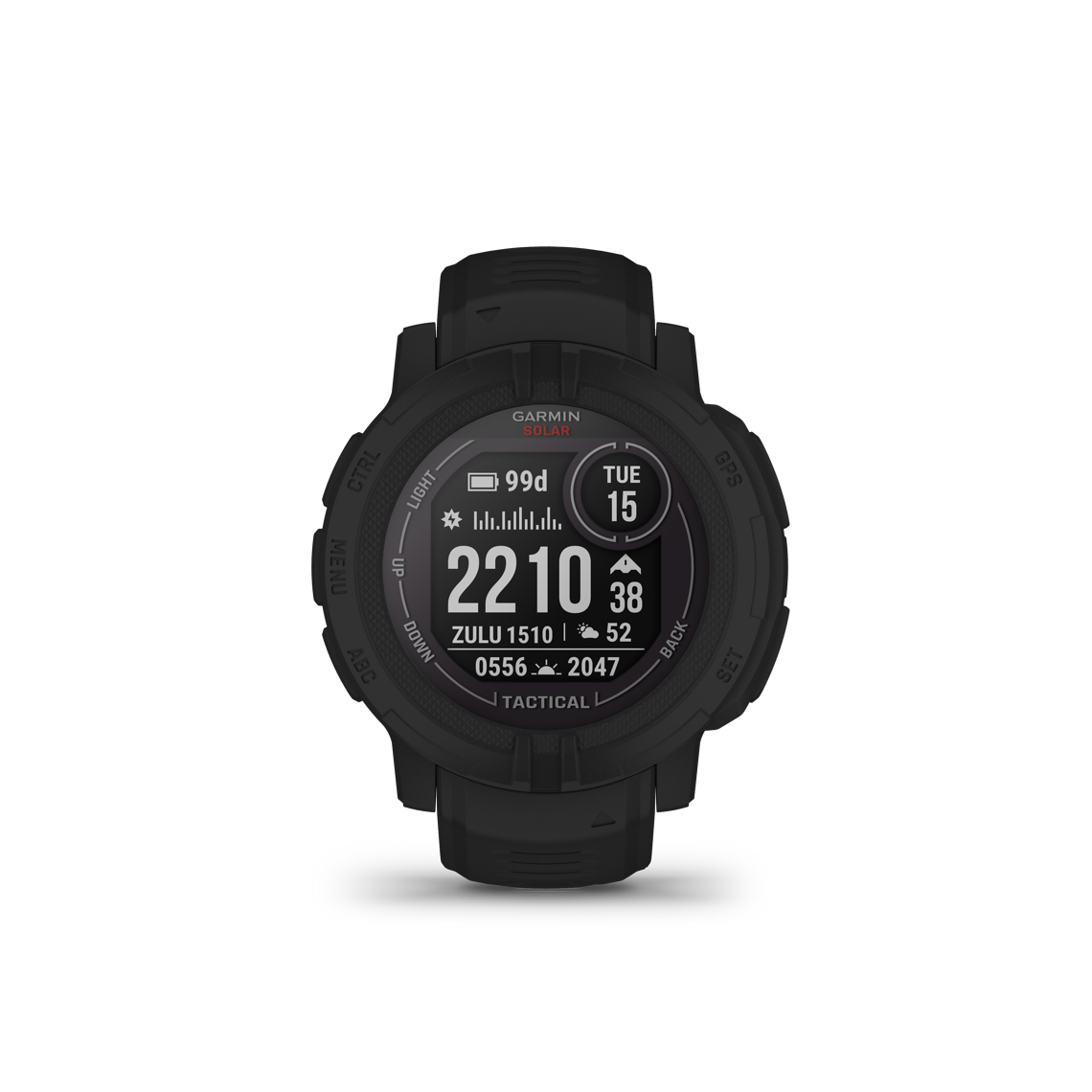 Garmin Instinct 2 Solar Tactical in Schwarz