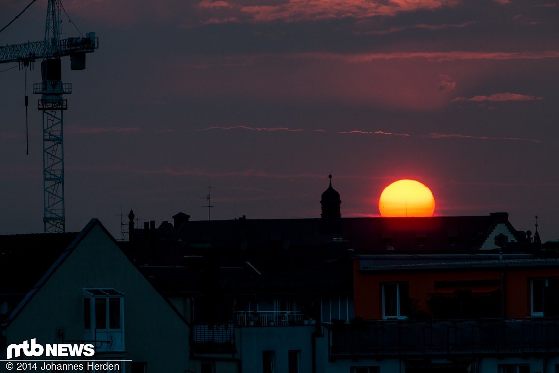 Die Sonne geht unter