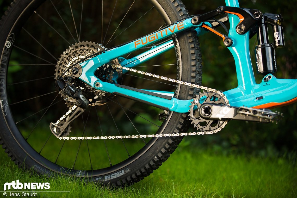 Angetrieben wird unser Testbike mit SRAMs GX Eagle-Schaltung.