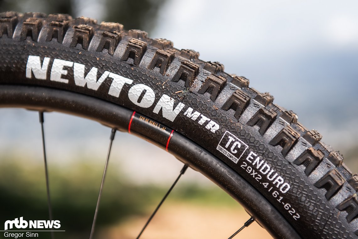 An jedem Bike haben wir Goodyear Newton-Reifen mit Enduro-Karkasse verbaut