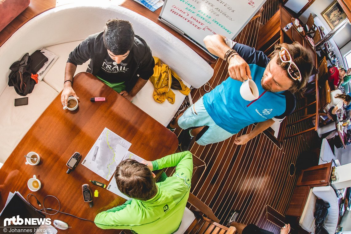 Planung der Guides - das wird die heutige Tour