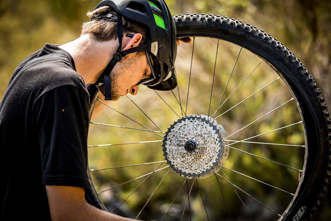 schnelle Reparatur vor der nächsten Stage