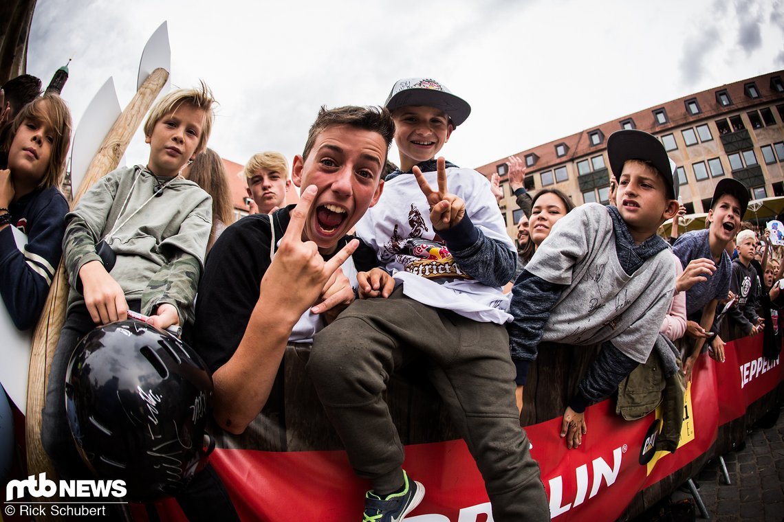 Die Fans waren total aus dem Häuschen