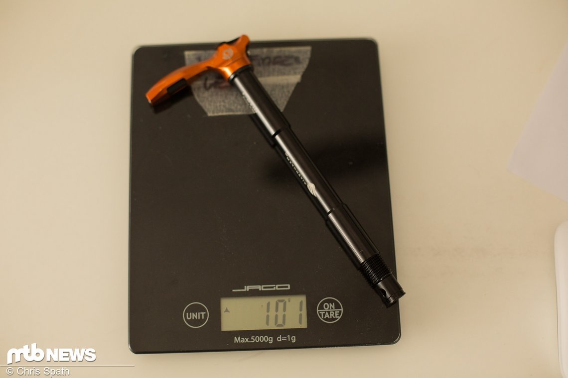 Insgesamt wiegt das Tool 101 g