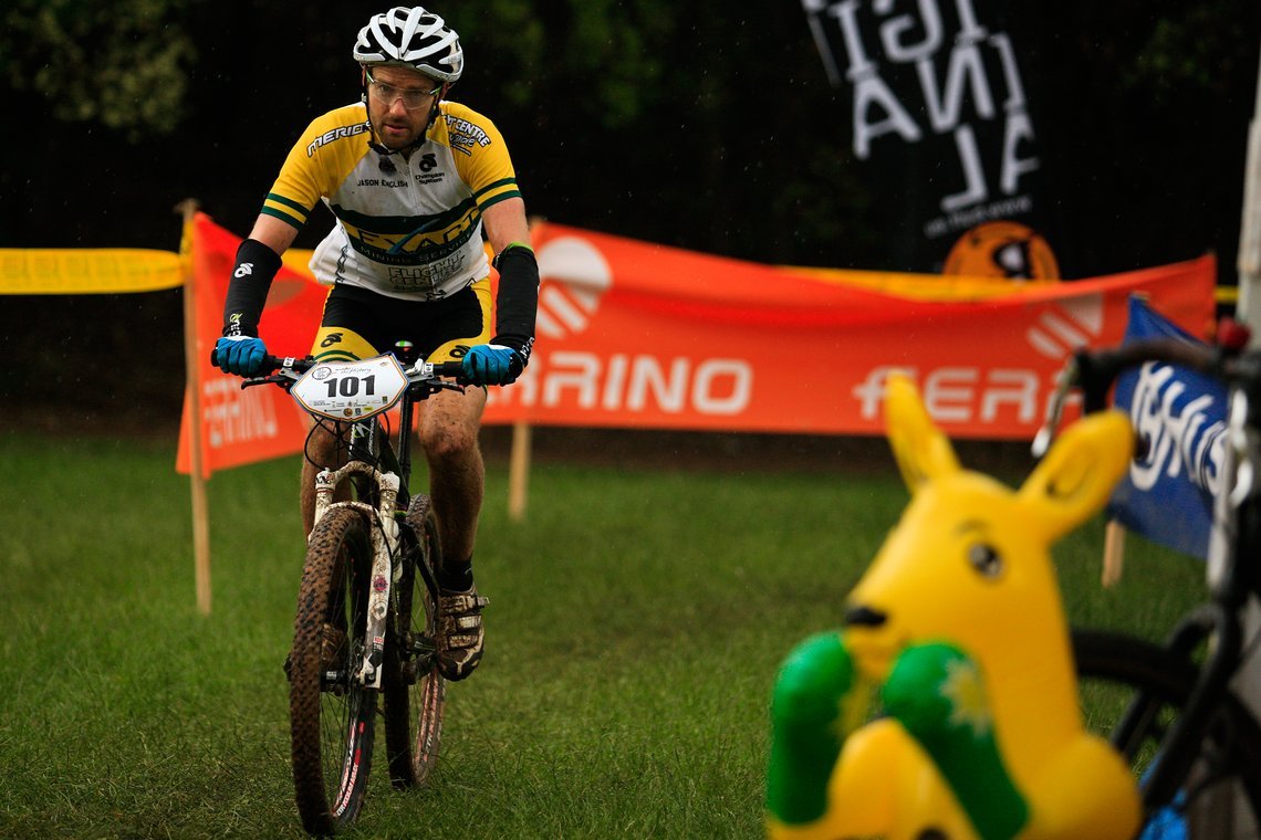 Jason English, der erste WEMBO Solo 24h MTB Weltmeister im Jahr 2012