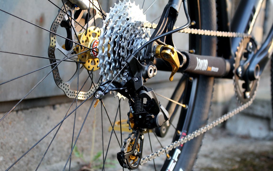 1x10 Antrieb mit kurzem Shimano Zee Schaltwerk
