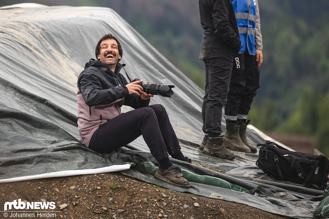 Freund des Hauses Andi hat unter anderem für iXS fotografiert – und hat hier sehr gut lachen!